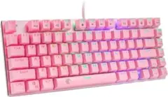 e元素ゲーミングキーボード メカニカル式キーボード 赤軸・青軸・茶軸 アンチゴー
