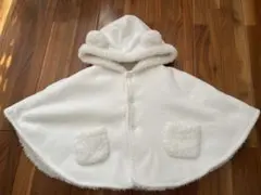 COMME CA ISM フード付きポンチョフリーサイズ