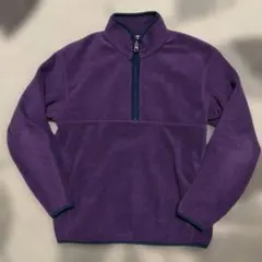 UNIQLO パープルフリースハーフジップジャケット Sサイズ