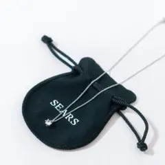 【未使用品】レディースネックレス シルバー 一粒ダイヤ風