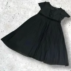 UNTITLED 【44 / 3L】シフォンワンピース フォーマル プリーツ