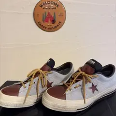 CONVERSE ALL STAR グレー/ブラウン スニーカー　9インチ