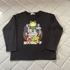 カラフルピーチ 長袖Tシャツ黒　140