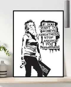 banksy バンクシー 英国製高画質プリント 限定シリアルナンバー証明書