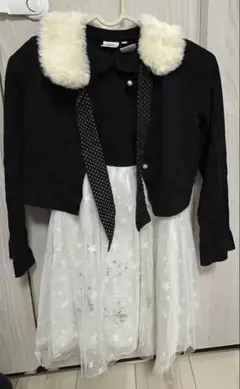 ディズニーコラボ ミニーマウス ワンピース 130 3点セット