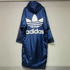 adidasデサント　ビッグトレフォイル　裏ボア　ベンチコート　L