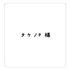 【タケノP 様】専用ページ