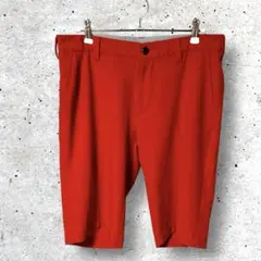 アディダス　adidas メンズ ゴルフ ハーフパンツ M 赤　G253