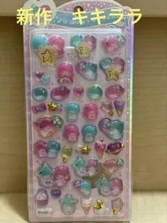 【正規品】　新作　キキララ　うるちゅるポップシール　サンリオリトルツインスターズ