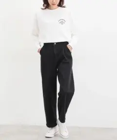 Honeys デニムストレートパンツ ブラックのサムネイル