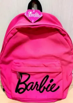 【Barbie】✦新品未使用✦PINK＆BLACKバービーラメリュック❤のサムネイル