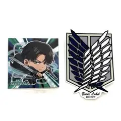 進撃の巨人ウエハース リヴァイ・アッカーマン スーパーレア & 調査兵団シール