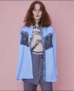 maison specialレースドッキングシャツ