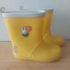 ミッフィー イラスト付き ベビー レインブーツ　１７cm