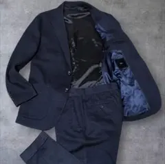 極美品 ジーステージ トラベルスーツ 春夏 ストレッチ デニム風 洗える