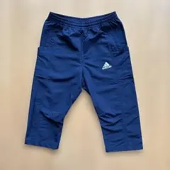アディダス　パンツ　クロップド丈　140 ネイビー