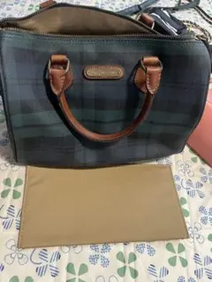 Polo Ralph Lauren 中型ボストンバッグ チェック柄