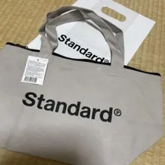 ☆新品☆standard舟形トートバッグ(グレー)☆今だけ鼻セレブティッシュ付き