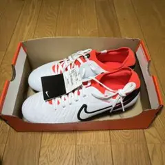 Nike Tiempo サッカーシューズ ホワイト/オレンジ