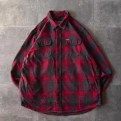 60〜70's broauray ombre check shirt - メルカリ