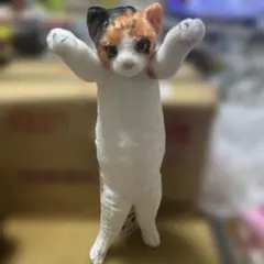 三毛猫 ぬいぐるみ　たっちいZOO 自立するぬいぐるみ