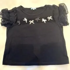 TOCCA キッズ Tシャツ 110cm ブラック リボンのサムネイル