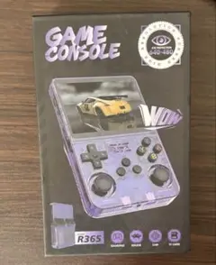 ゲームコンソール R36s 透明紫