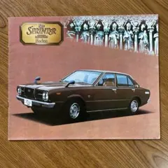 昭和レトロ旧車1974年当時物トヨタスプリンターセダンカタログのサムネイル