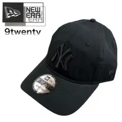 ニューエラ キャップ 9TWENTY ヤンキース ブラック×ブラック 柔らか
