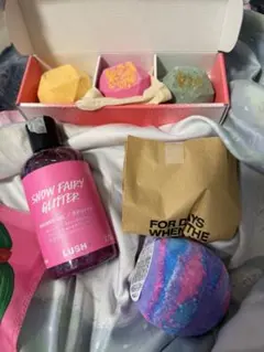 新品 LUSH スノーフェアリー/スーパーフェアリー ボディケア 豪華4点