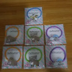 おぱんちゅうさぎ　アクリルヘアゴム　7点セット