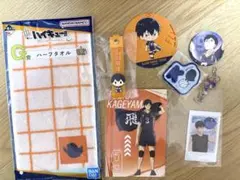 烏野高校 影山飛雄 缶バッジ ハイキュープラザ コースター キーホルダー