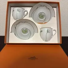 未使用級＊エルメス ピヴォワンヌ プレート 2枚 ペア 箱つき 22cm ①2