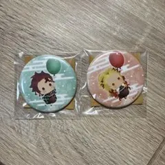 鬼滅の刃 ゆらふわ缶バッジ 2個セット