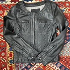 UNTITLED 黒 レザージャケット ラムレザー　アウター　Sサイズ