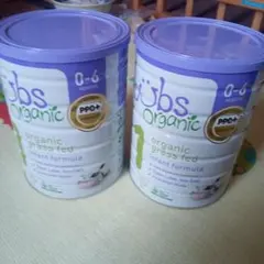bubs Organic 粉ミルク 0-6ヶ月用 2缶セット
