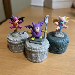 ドラクエ　ベビーサタン、グレムリン（紫、ピンク）　ボトルフィギュア