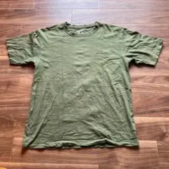 Columbia コロンビア Tシャツ カーキ M ワンポイントロゴ 半袖 古着のサムネイル