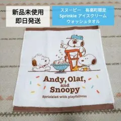 ✴スヌーピー✴ブラザーフェア2025✴ウォッシュタオル/アイスクリーム✴有楽町✴