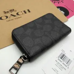 新作　新品　COACH　カードケース　コインケース　メンズ