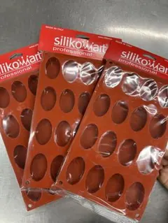 Silikomart シリコン型 楕円形 3枚セットのサムネイル
