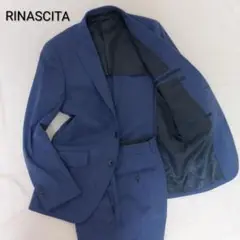 【美品】RINASCITA リナシッタ　スーツ　セットアップ　ライトネイビー　M