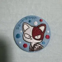 轟焦凍 ショートキャット 刺繍ピンバッジ