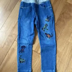 クレードスコープ　恐竜刺繍デニムパンツ　110のサムネイル