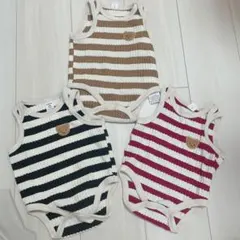 SHEIN ベビー ロンパース 3枚セット 3-6Mのサムネイル