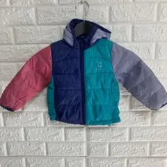 ビームス　BEAMS mini フード付きカラフル　ダウンジャケット100cm
