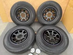 ☆新品タイヤ＆ホイールセット☆ RADIANCE DAYTONA☆15インチ☆デイトナ☆195/65R15☆ 4本セット DAYTONA SS デイトナ 15x6.0J 5/108 +30 BK MUDSTAR radial