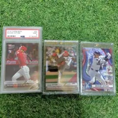 み*ん様 TOPPS 大谷翔平 初ホームラン PSA9 初勝利 シリアル 3枚セ