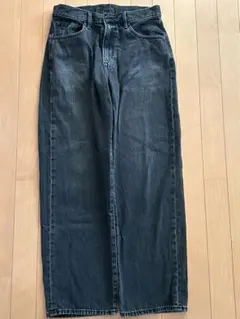 UNIQLO　ユニクロ　バギージーンズ　W28 ダークグレー