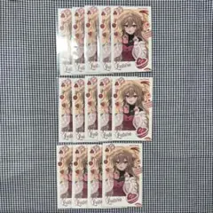 フレン・e・ルスタリオ 誕生日 箔押し缶バッジ&チェキ風カード にじ